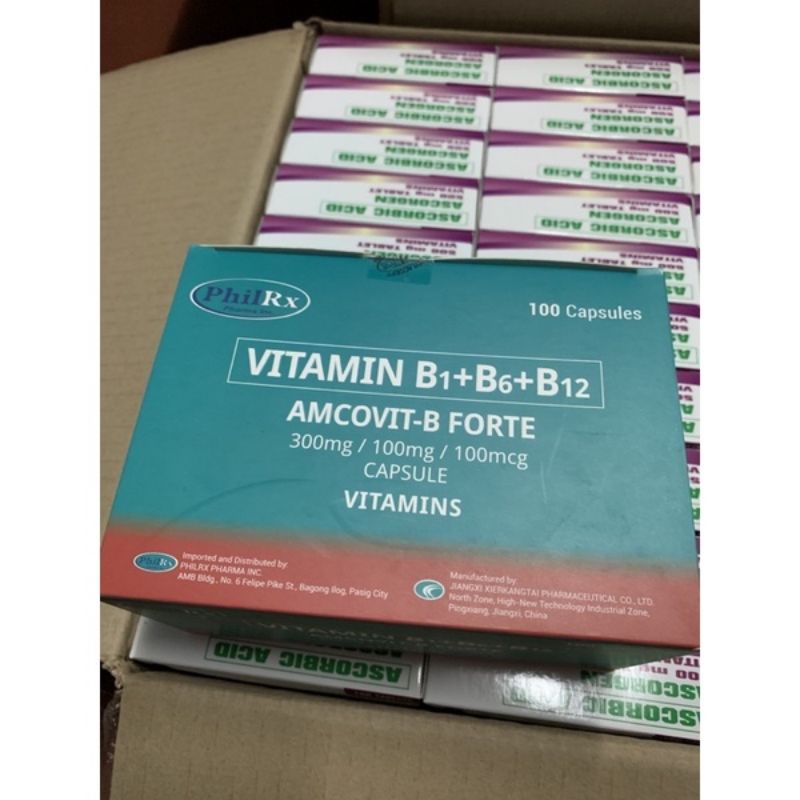 PARA SA PAMAMANHID VITAMIN B COMPLEX (AMCOVIT B FORTE) B1 + B6 + B12 ...