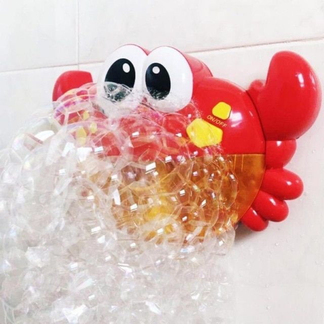 crab bubble bath toy