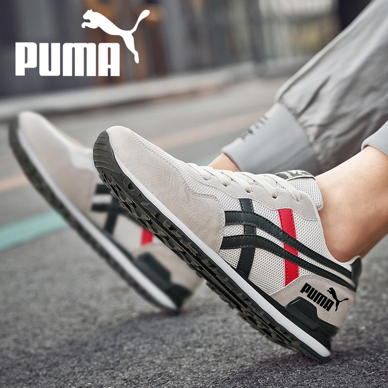 puma low top lace up casual shoes