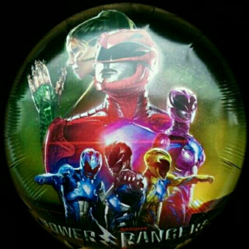 40cm Round Power Rangers Balloons Shopee Philippines