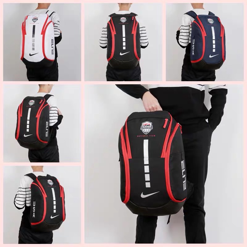 Nike elite ball bag basketball backpack travel sports bag elite usa backpack for men and women