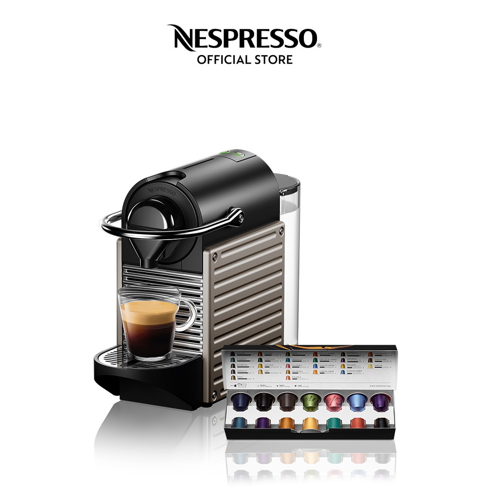 Nespresso® Pixie Coffee Maker Titan Black Shopee Philippines