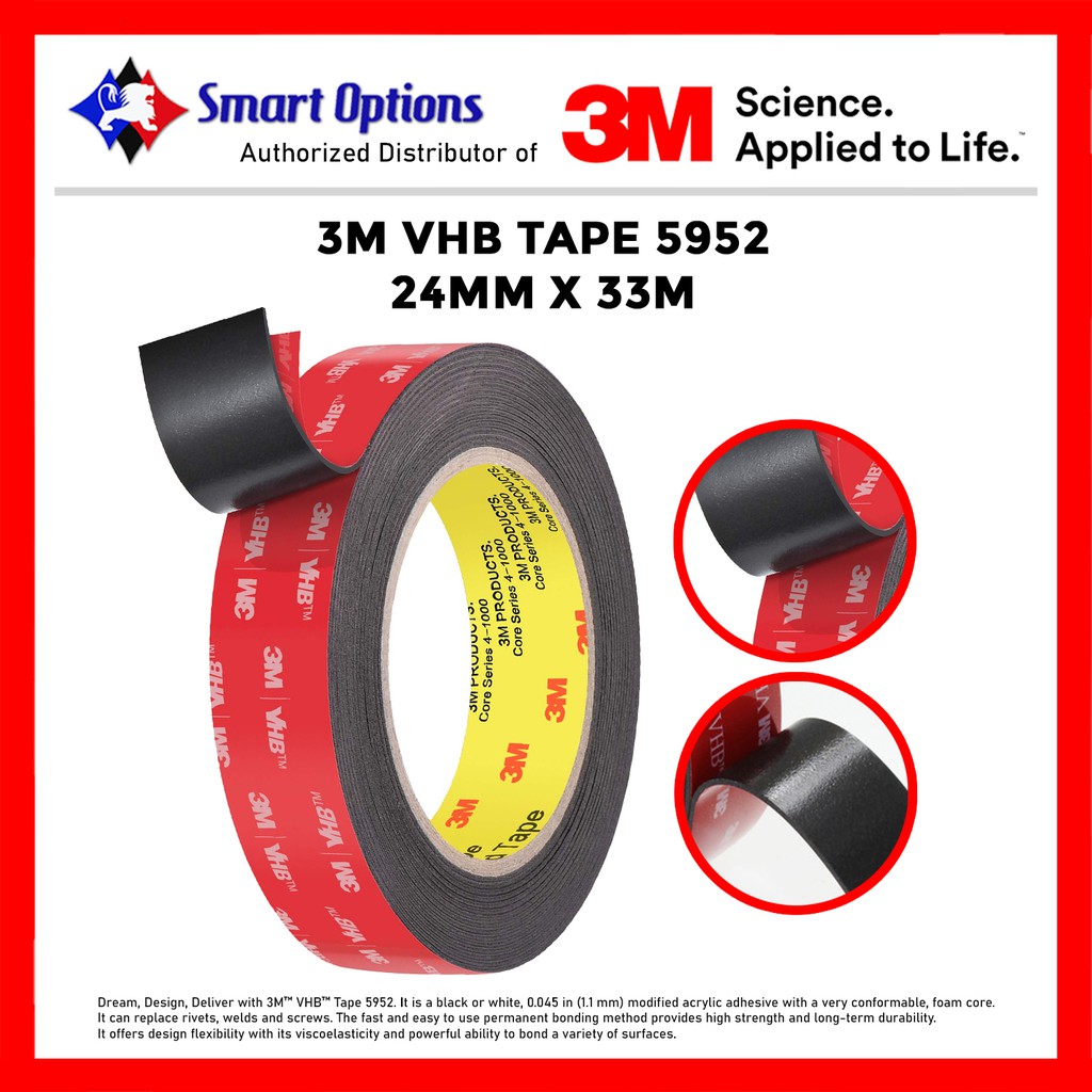 3m Vhb Tape 5952 Black Shopee Philippines