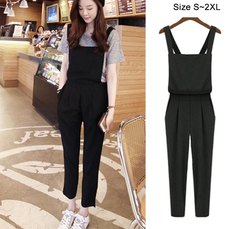 overall black jumpsuit