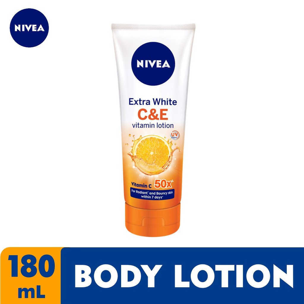 NIVEA Body Extra White Vitamin Lotion C&E 180ml Shopee Philippines