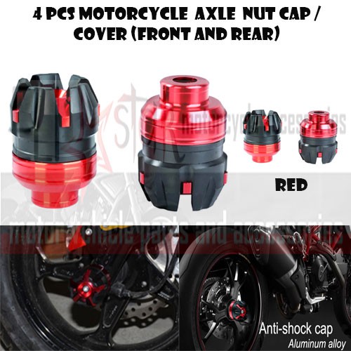 motorcycle axle cap