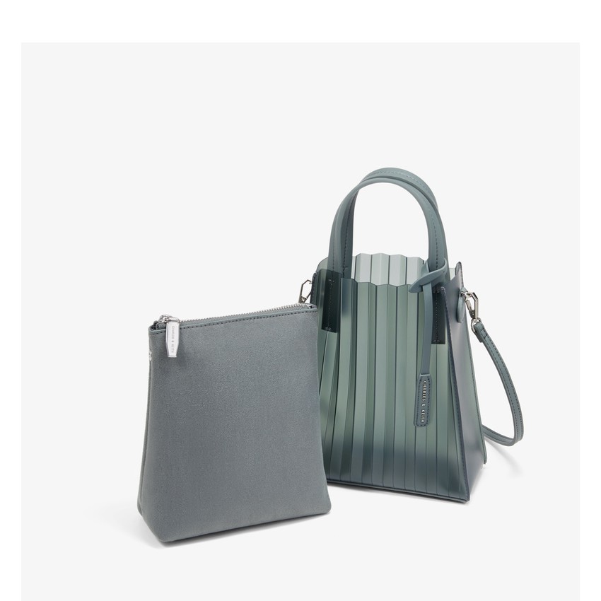 translucent tote bag charles and keith