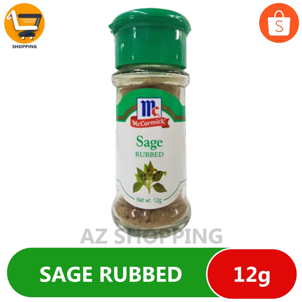 McCORMICK SAGE RUBBED 12g (McCormick Herbs and Spices) Shopee