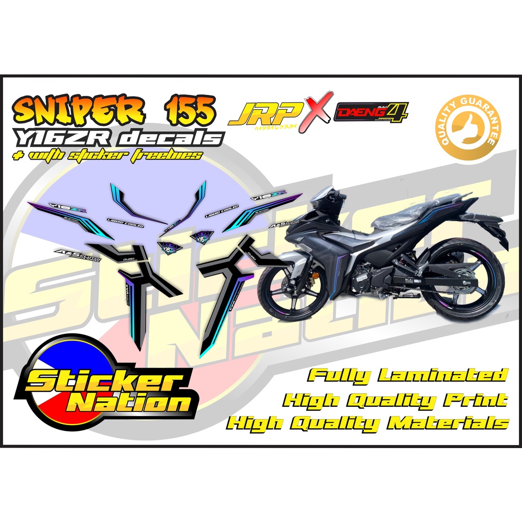 Sniper 155 Decal Striping Y16ZR Thailand | Shopee Philippines