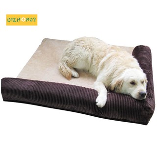 Dog Bed Large Sofa Mat Dogs Beds Winter Kennel Soft Pet Cat House Blanket Cushion for Husky Labrador-Coffee
