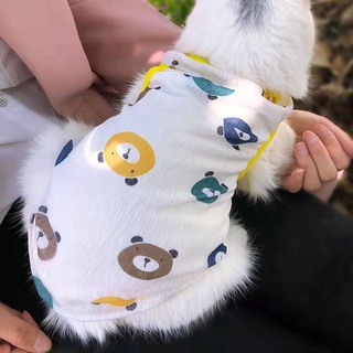 Dog clothes Lovely Cat Dog Clothes Summer Pet Vest Comfortable Breathable French Bulldog Clothes #7