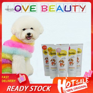 【OPHE】80g Pet Dog Cat Animals Hair Coloring Dyestuffs Dyeing Pigment Agent Supplies