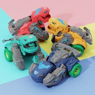 Transforming Dinosaur Car Deformation Car Toys Inertial Sliding Dino Car Boys Amazing Gifts Kid Toy