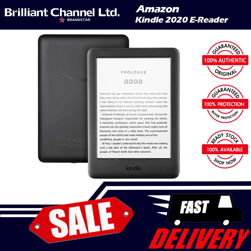 Amazon Kindle 2020 EReader WIFI 167ppi 8GB (Black/White) Shopee Philippines
