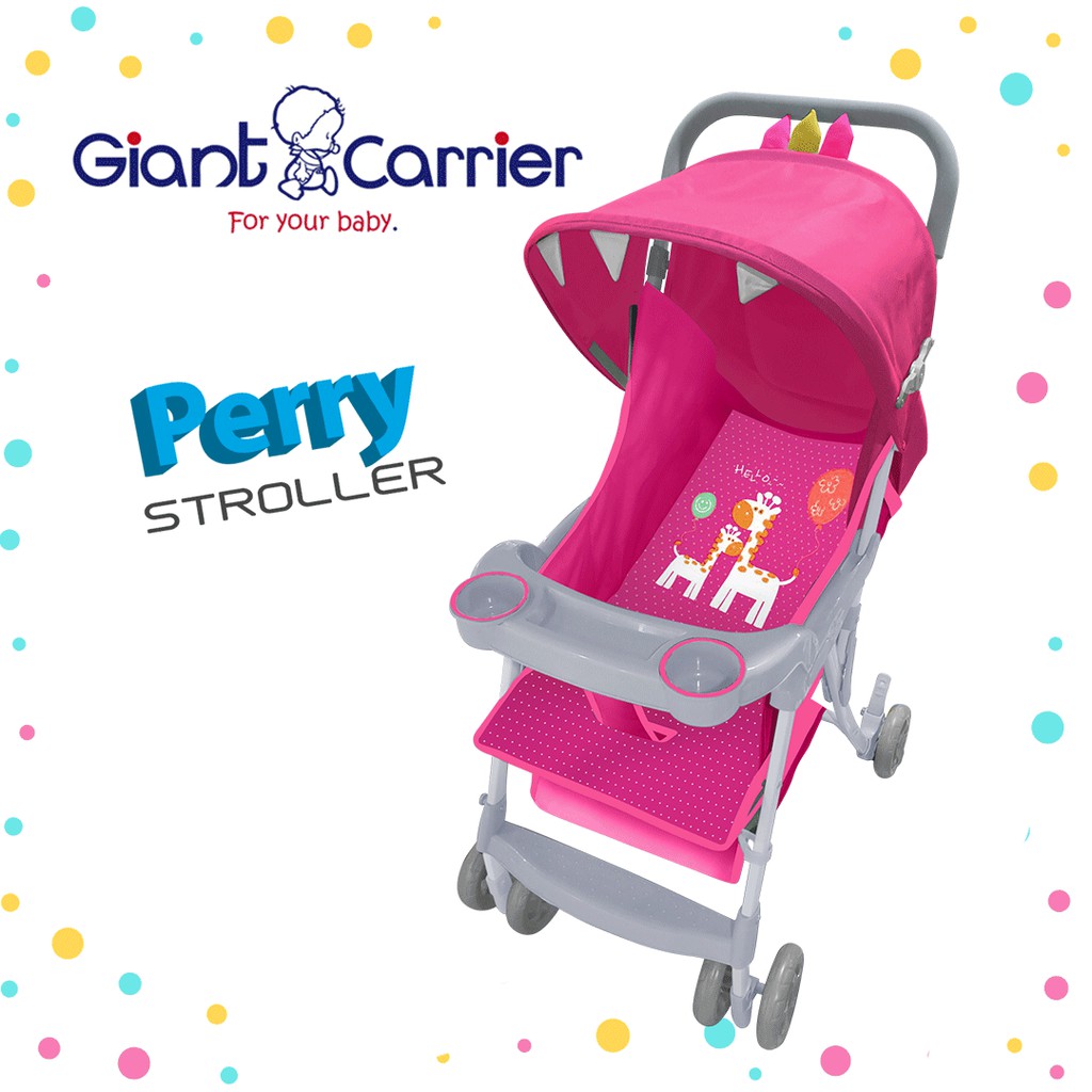 giant carrier stroller pink