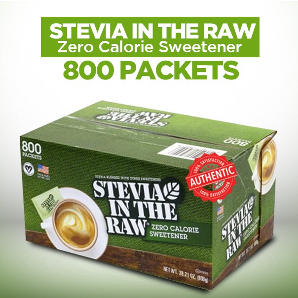 Stevia in the Raw ( Zero Calorie Sweetener ) 800 Packets Shopee