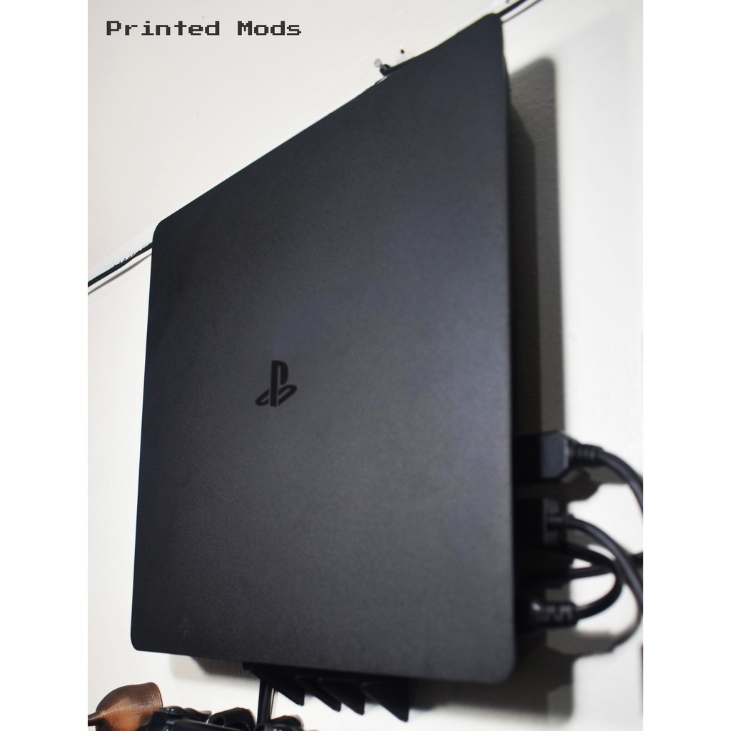 ps4 mounted on wall