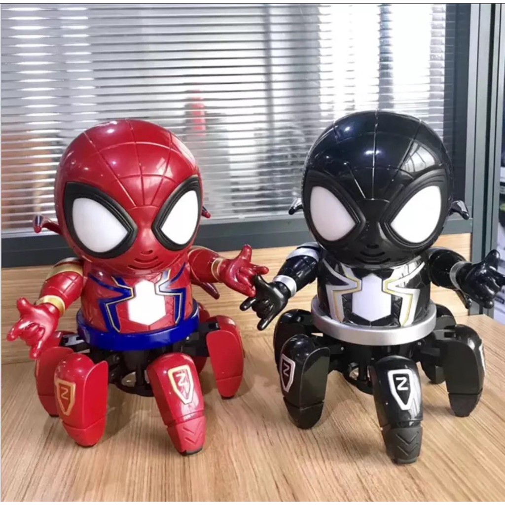 spiderman dancing robot