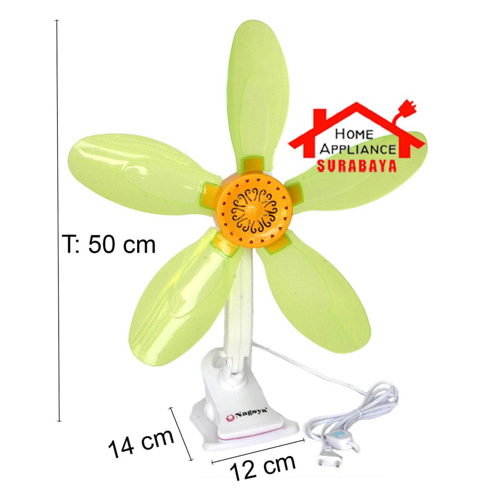 Fan Blades 5 Fan Clamp Table Nagoya Mini Fan 43 Cm Ng 690 J Ng 690j Shopee Philippines