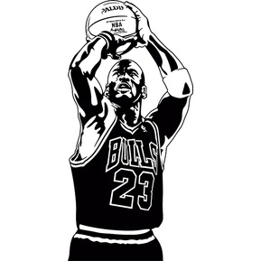 Michael Jordan Big Size Waterproof Stickers | Shopee Philippines