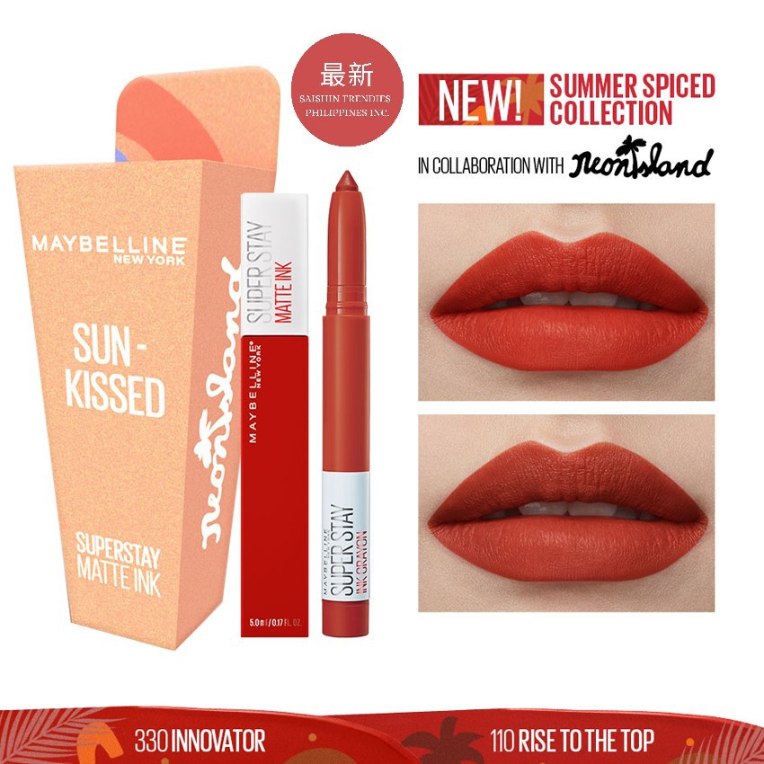 MAYBELLINE HB: Superstay Matte Ink + Crayon Bundle SUMMER SPICE ...