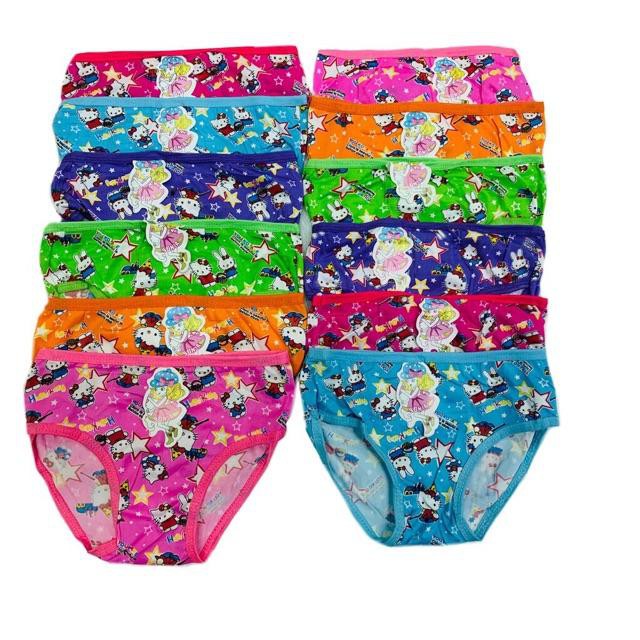 COD NEW Random style Kid's Panty 12pcs Assorted Color for 2-4yrs old
