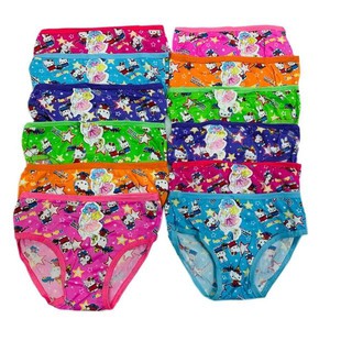 COD NEW Random style Kid's Panty 12pcs Assorted Color for 2-4yrs old #1