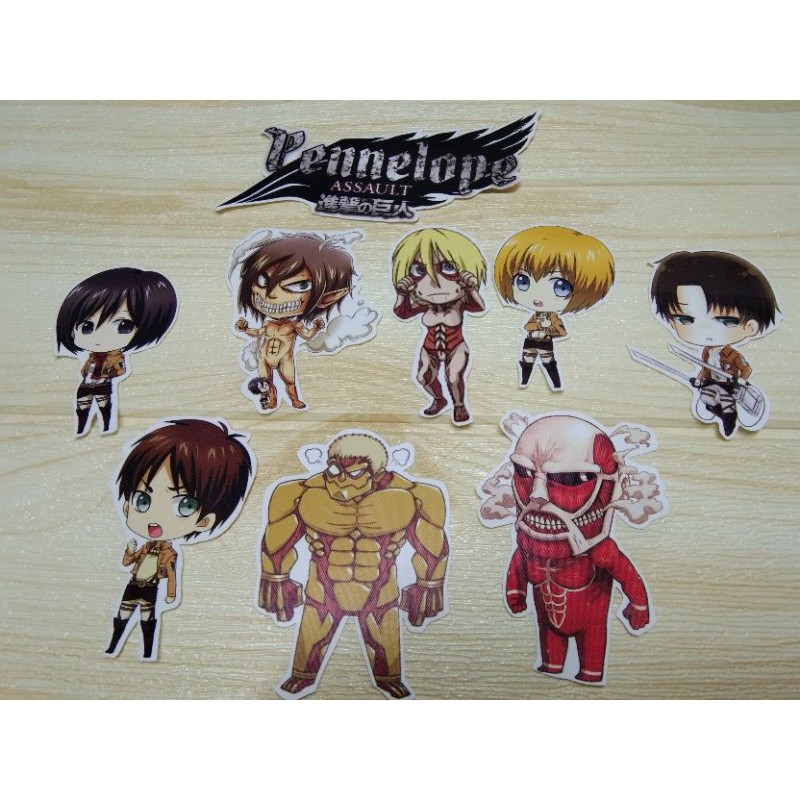Attack Of Titan Themed Set Cake Topper With Customized Name Shopee