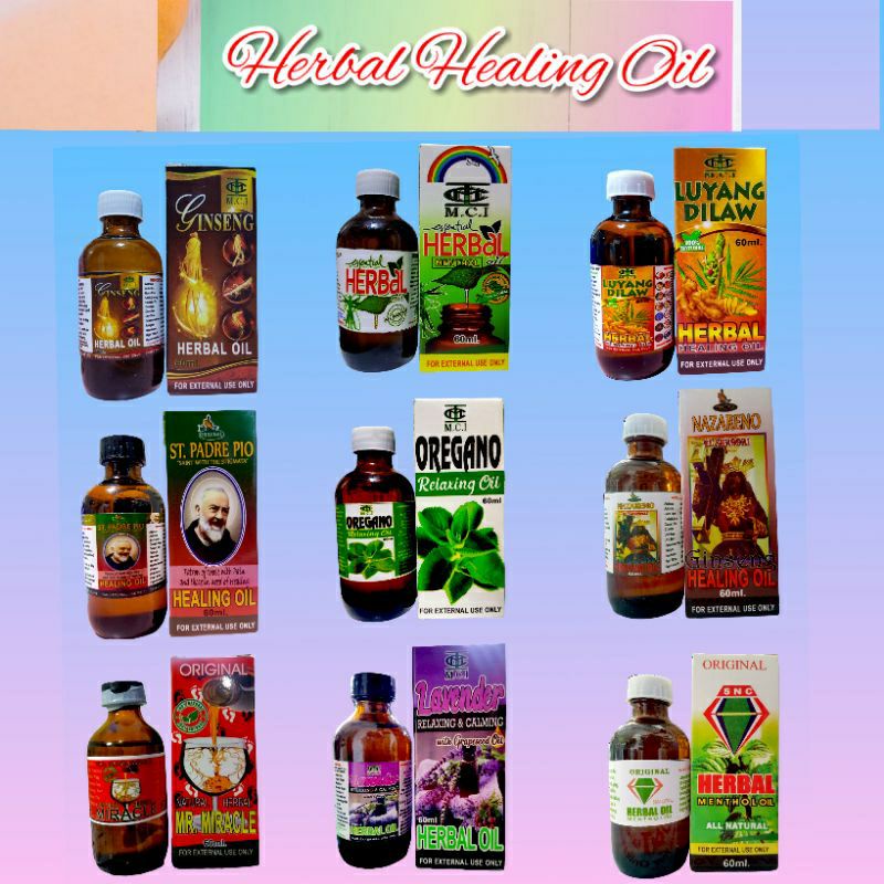 MCI HERBAL HEALING OIL BOX (EL SHADDAI MASSAGE OIL) Shopee Philippines