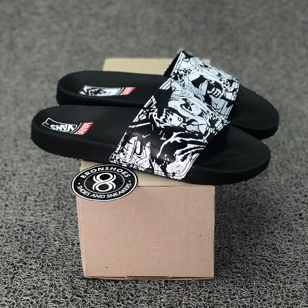 vans marvel slides