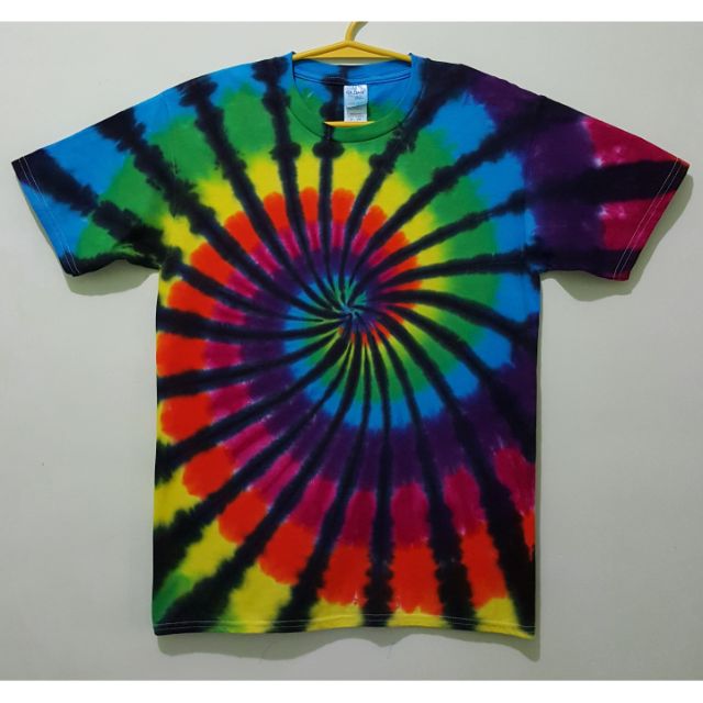 Rainbow Tie Dye Shirts Shopee Philippines