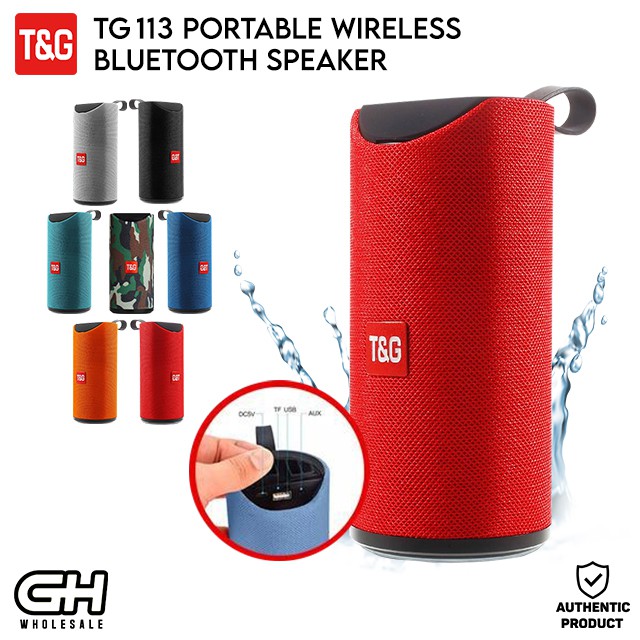 tg113 bluetooth speaker