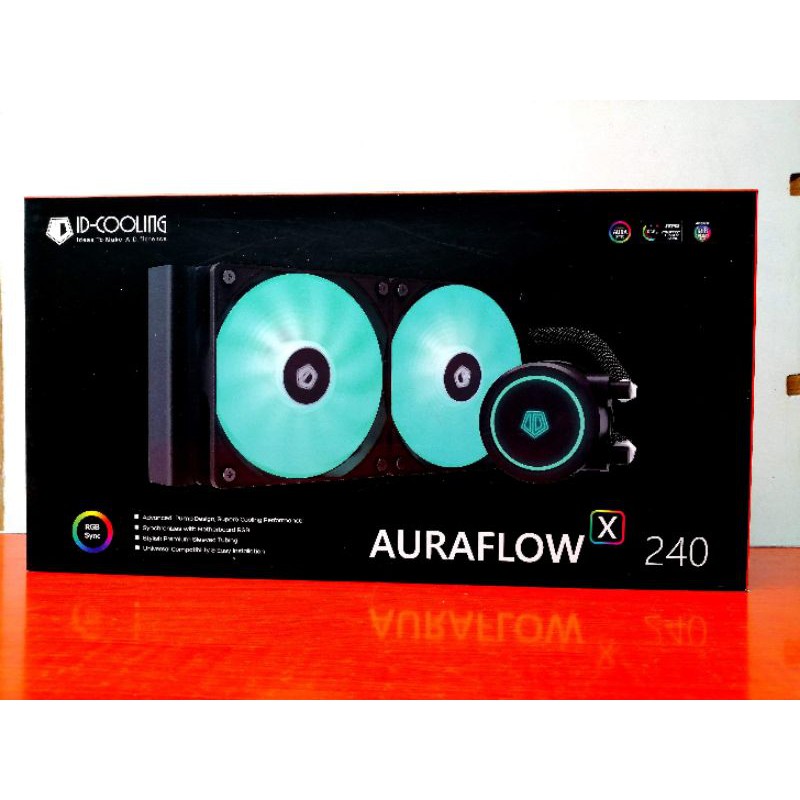 IDCOOLING AURAFLOW X 240 CPU Water Cooler 12V RGB AIO Cooler 240mm CPU