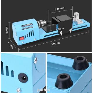 150W Wood Lathe Bead Cutting Mini Woodworking Machine 