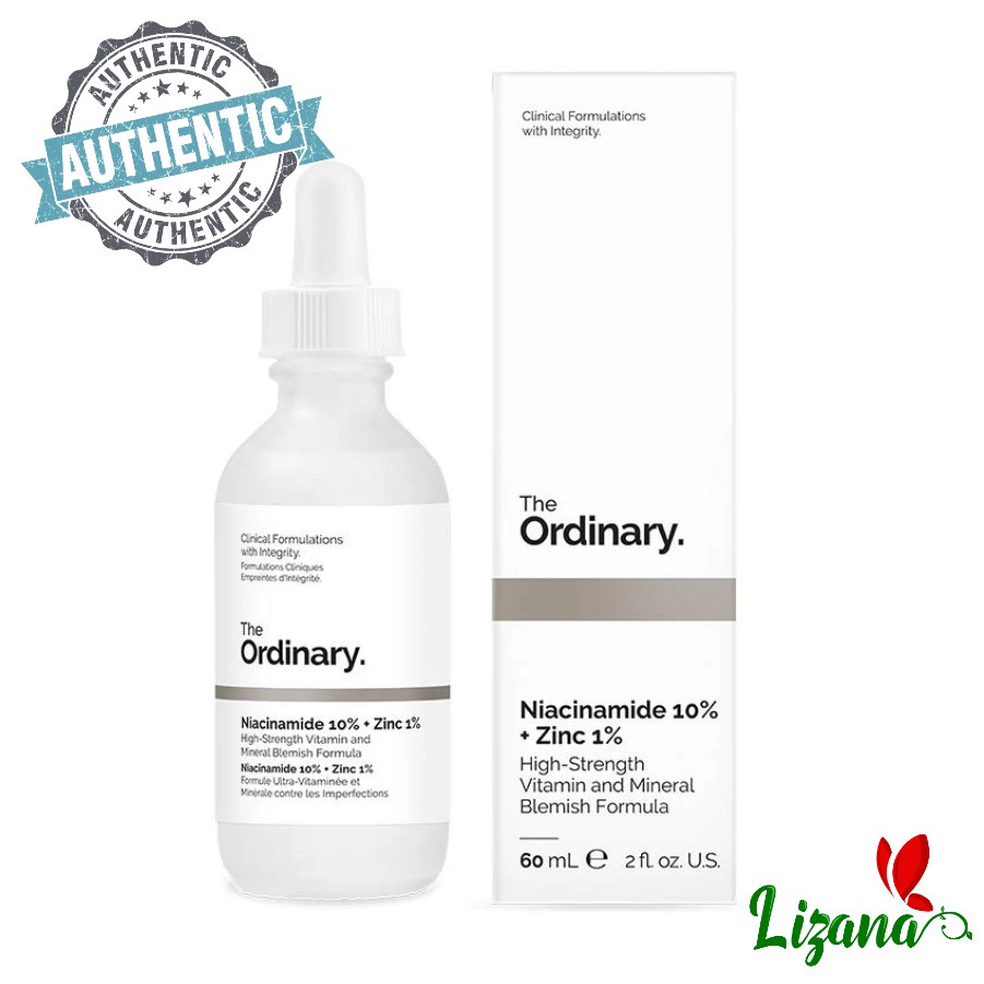 The Ordinary Niacinamide 10 Zinc 1 60ml 30ml Shopee Philippines