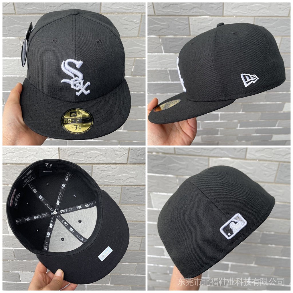 【Ready Stock】 MLB Players Style Chicago White Sox Flat Brim Cap Full