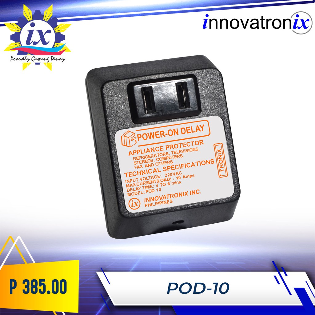 Innovatronix / Tronix Power On Delay POD10 Pinoy Made Appliance