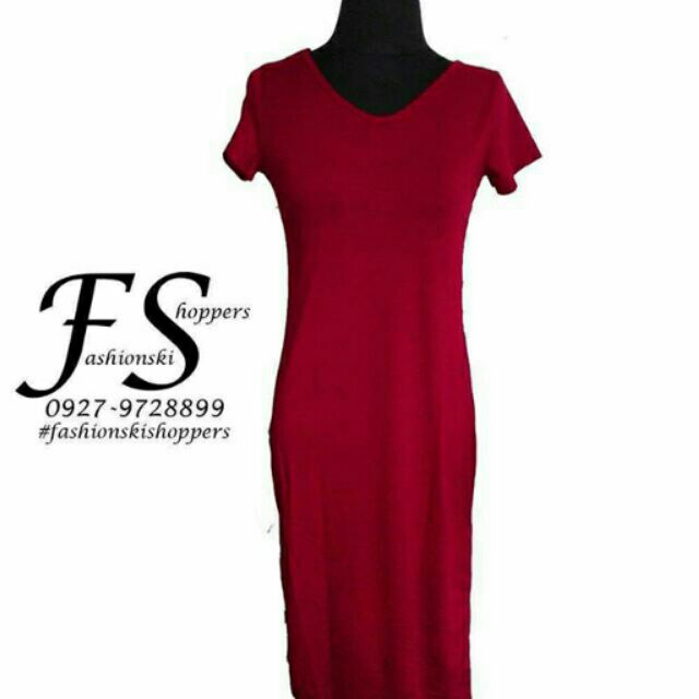 maroon colour maxi dress