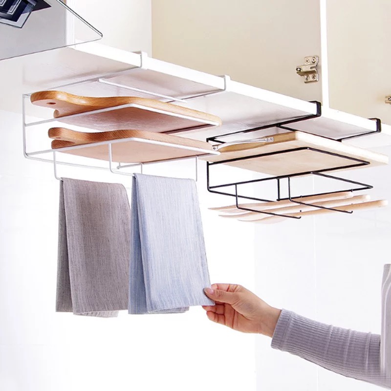 Japan Minimalist Style Kitchen Double Layer Cabinet Shelve Organizer ...