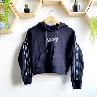 snipes hoodie black