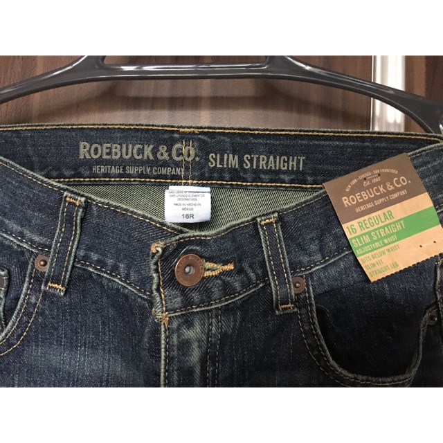 roebuck jeans slim straight