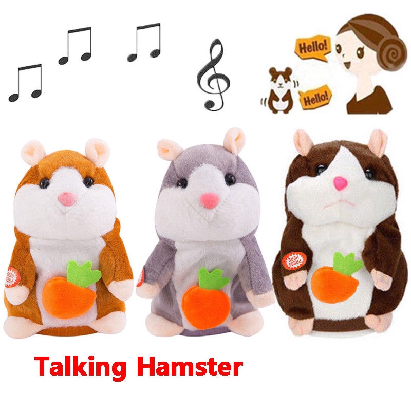 talking plush hamster
