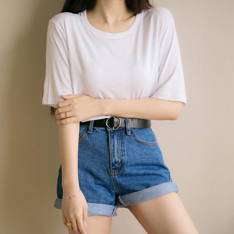 oversized denim shorts womens