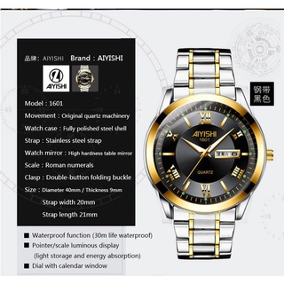 Warranty  wrist watch automatic machine core table luminous waterproof calendar watch men's korean version of the love of quartz non-mechanical stainless fashion couple watch for men’s women’s watch electronic sport waterproof digital watch #3