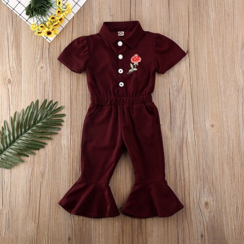 rose print baby clothes