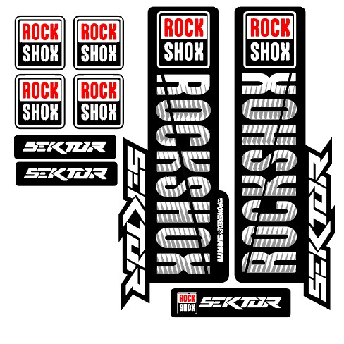 rockshox fork stickers