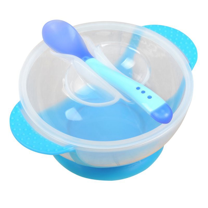 baby food bowls and spoons