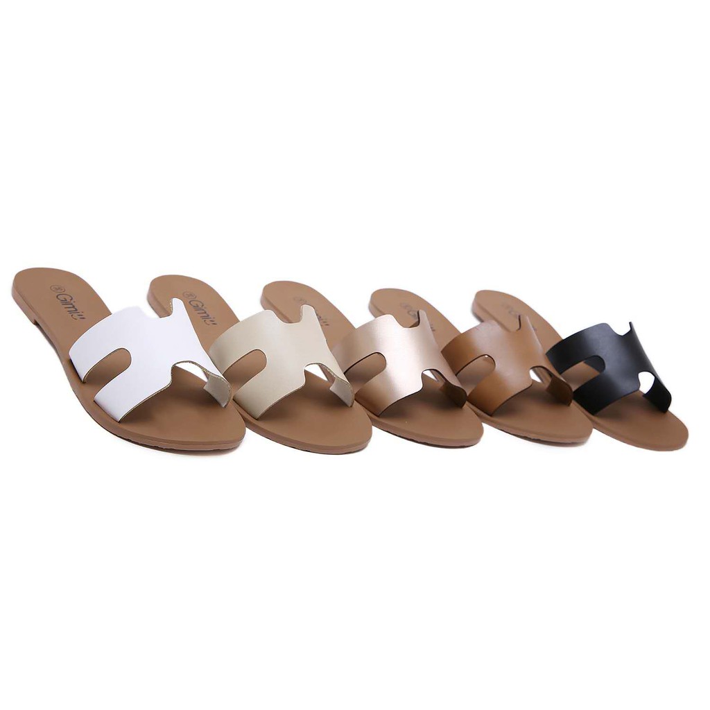 【luckiss】Korean Fashion Flat Sandals For Women High Quality Give6116 ...