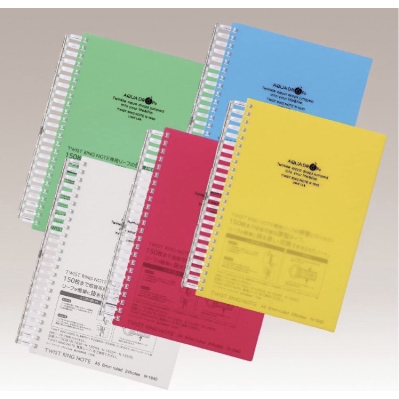 Lihit Lab Twist Aquadrops A5, 24 Holes, 100 LeafN1640 Shopee Philippines