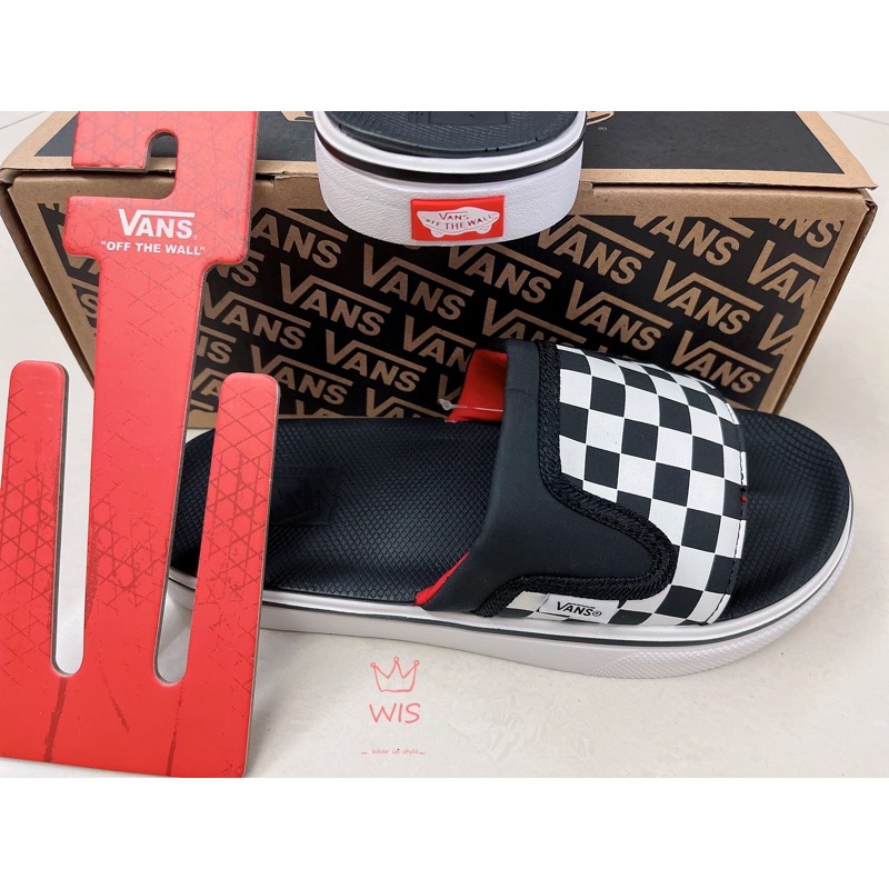 Men Fashion Sandals Vans Ultracush Slides Of The Wall With box Skechers ...